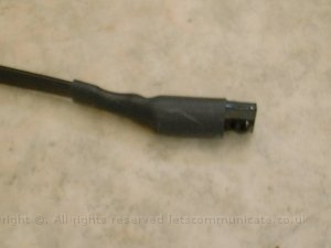 irsensorclose1.jpg - A custom build serial IR receiver. Compatible with Girder this was built complete with the metal D Plug and extra length of cable. It also had an extended IR range