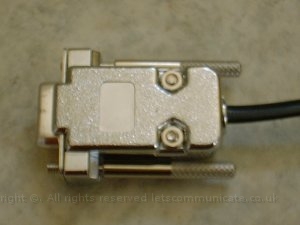 irsensorclose2.jpg - A custom build serial IR receiver. Compatible with Girder this was built complete with the metal D Plug and extra length of cable. It also had an extended IR range