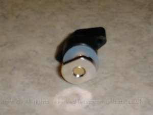 screwmount2.jpg - For the screen I found a better way to mount. Taking the nut that was used for mounting the screen on the included stand and a thumb screw, also from the stand, I was able to create a quick release system. I had to drill out slightly the center hole of the Dashmount bracket in order to fit this but it ended up been highly successful